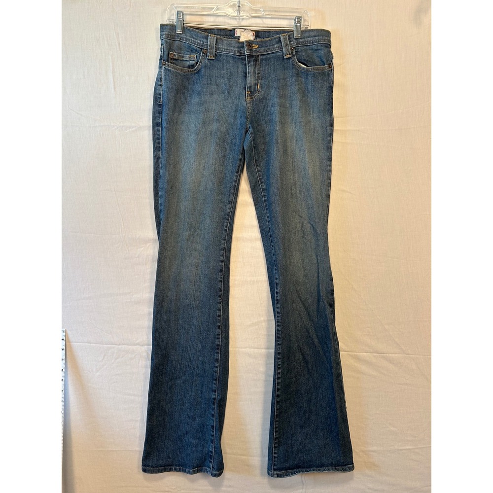 Piper Womens 11 Blue Denim Bootcut Stretch Jeans Made in USA P8155L Mid Rise